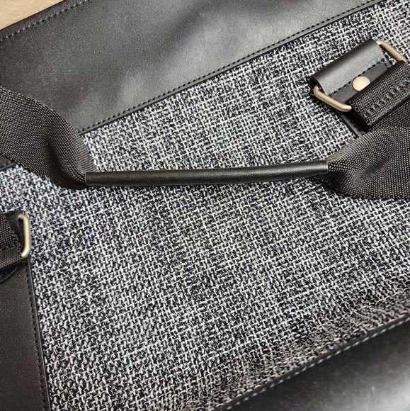 Epic Tweed, Faux Leather and Canvas Tote/Commuter Bag/Briefcase - Picture 11 of 11
